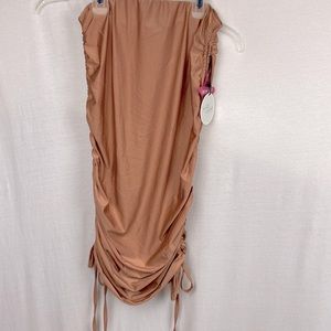 Milk & Honey Strapless dress with gathered design NWT! Size M